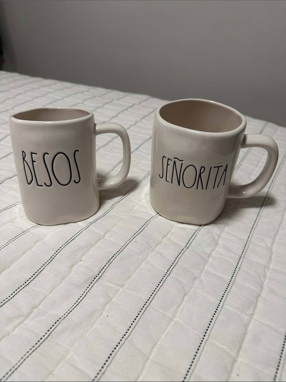 Rae Dunn set of two Coffee Mugs
